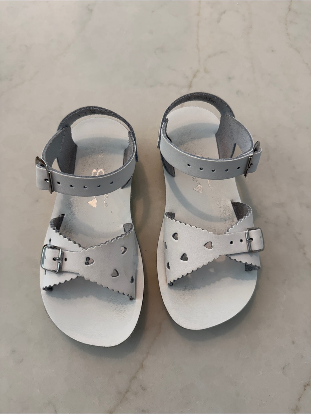 Sun San Sweetheart Water Sandals - White sz 10